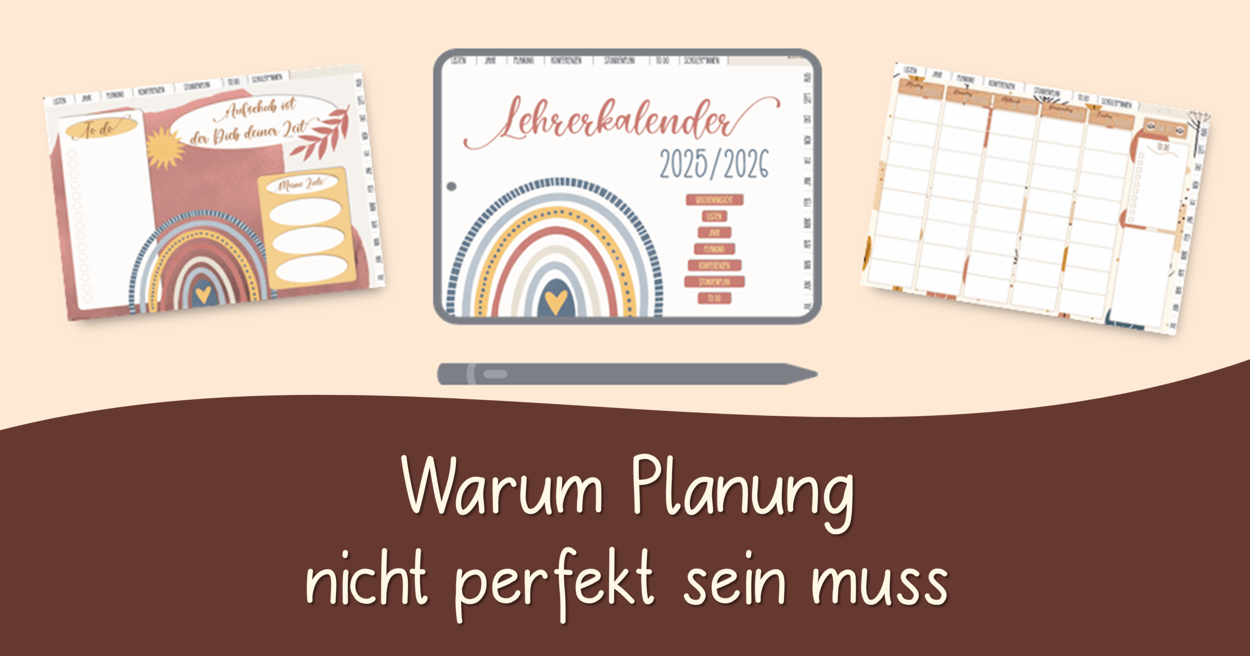 Warum ich meine Planung nie perfektioniert habe – und wie mich das zu einer besseren Lehrerin gemacht hat (inkl. gratis Lehrerplaner)