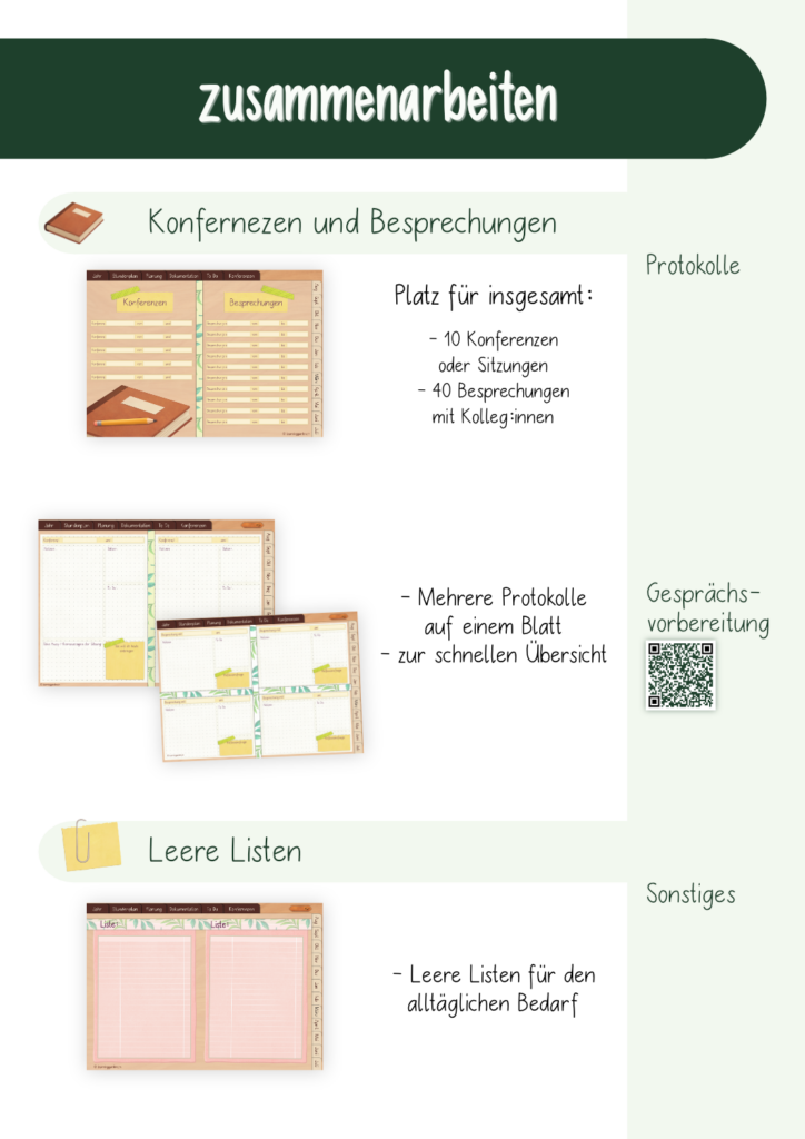 Konferenzen und Besprechungen immer im Blick