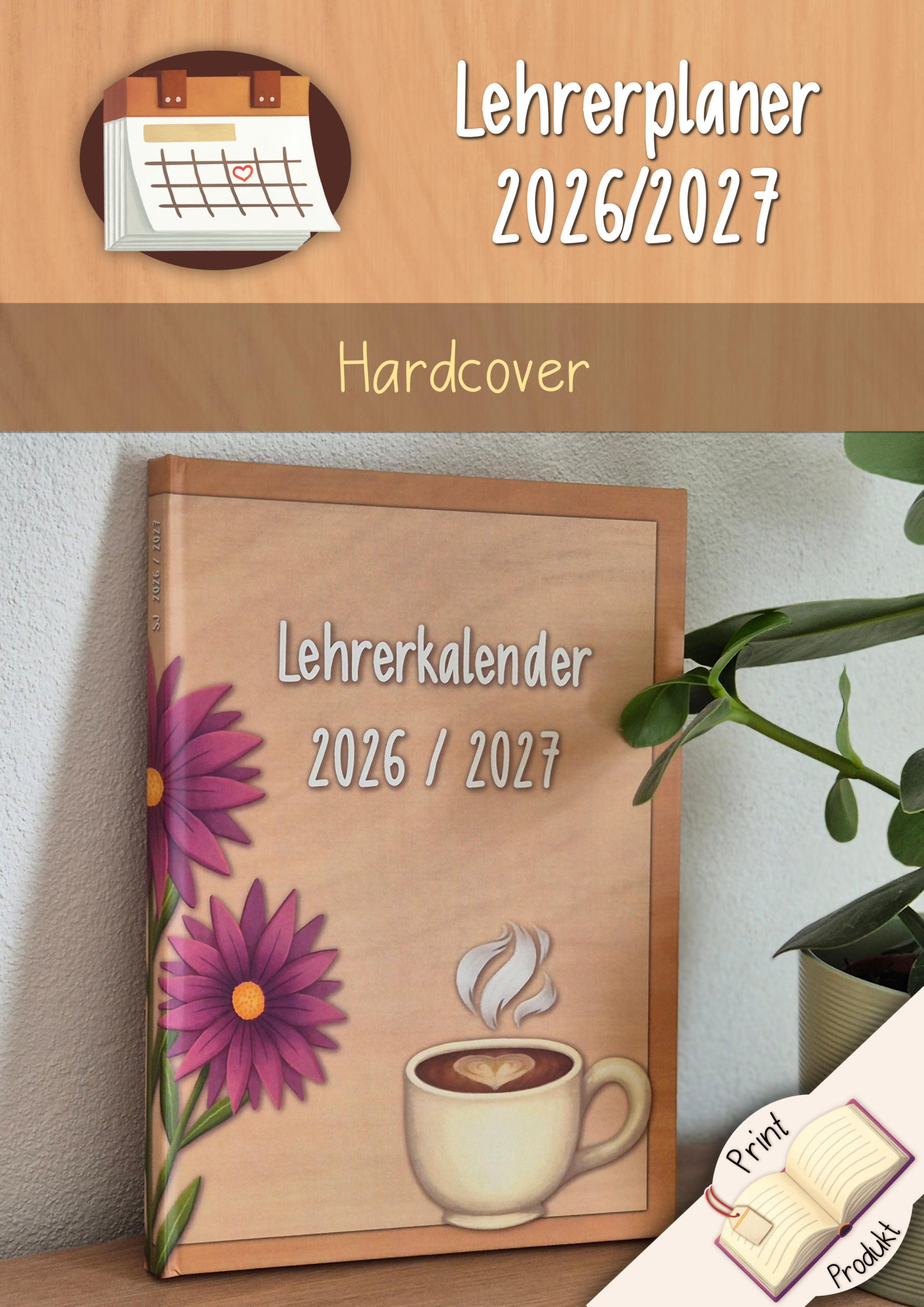 Lehrerplaner 2026/27 in Hardcover-Ausgabe