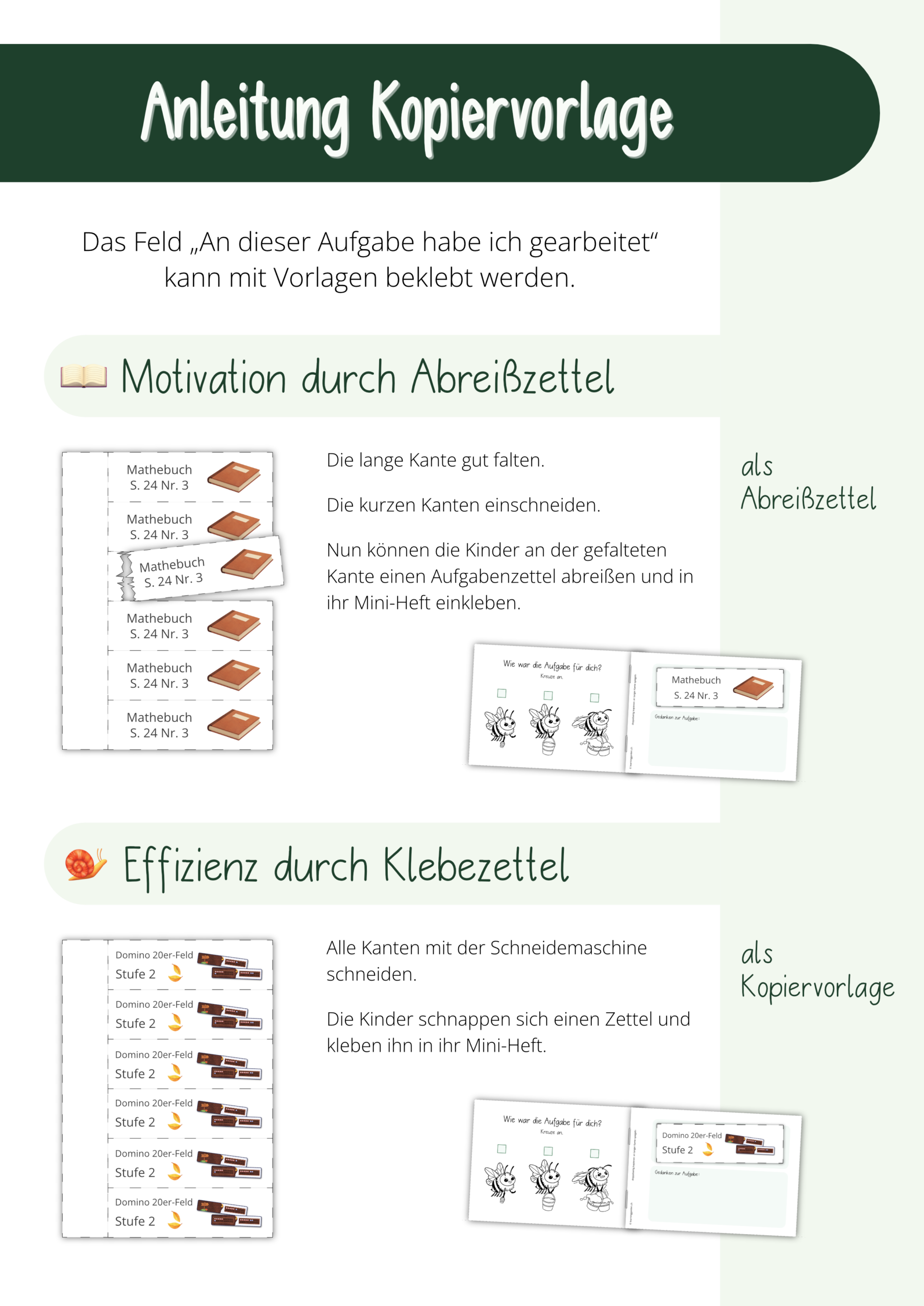Weniger Schreiben, mehr Reflektieren